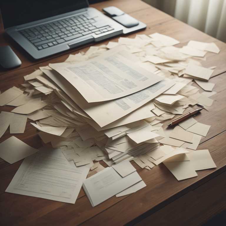 Pile-of-bills
